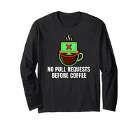 Programmer No Pull Requests Before Coffee Maglia a Manica