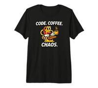 Programmer Software Developer Code Coffee Chaos Maglietta Premium