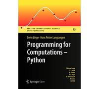 Programming for Computations - Python: A Gentle Introduction to Numerical Simulations with Python: 15