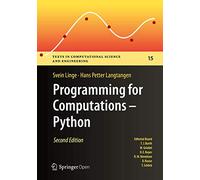 Programming for Computations - Python: A Gentle Introduction to Numerical Simulations With Python 3.6: 15