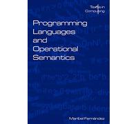 M. Fernandez Programming Languages and Operational Semantics (Tascabile)
