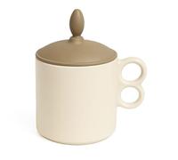 PROGRESFIL Mio Cappuccino - Set Tazza 500ml + Montalatte Manuale - Infrangibile - Scalda in microonde - Made in Italy - garanzia 3 anni