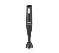 Progress EK6215PVDE Frullatore a immersione - funzione Turbo, lama in acciaio inox, design staccabile, funzionamento con un solo pulsante, zuppe, salse, frullatore per alimenti per bambini, 200W, nero