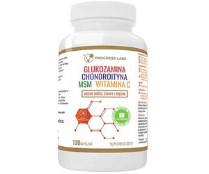 Progress Labs Glucosamina Condroitina MSM Vitamina C - 120 capsule