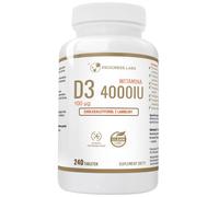 Progress Labs Vitamin D3 4000 IU - 240 Tablets