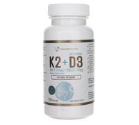 Progress Labs Vitamina K2 MK-7 da Natto 100 mcg + D3 2000 UI 50 mcg - 120 compresse