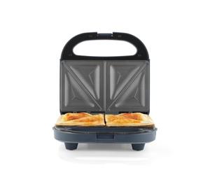 PROGRESS Mellow 2-Slice Sandwich Maker - Toastie Machine with Non-Stick Cooking Plates, Automatic Temperature Control, Power & Ready Indicator Lights, Easy-Carry Handle, 750W