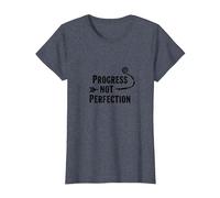 Progress Not Perfection Citazione di mentalità Motivazionale per la Crescita Maglietta, Donna, Pervinca, 3XL