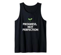 Progress Not Perfection Citazione Motivazionale per i Risultati Canotta