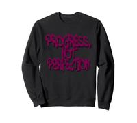 Progress Not Perfection Graffiti Motivational Art Felpa