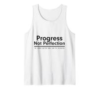Progress Not Perfection Inspirational Self Improvement Canotta