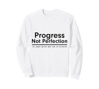Progress Not Perfection Inspirational Self Improvement Felpa