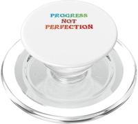 Progress Not Perfection Motivational Inspirational Mindset PopSockets PopGrip per MagSafe