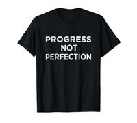 Progress Not Perfection Motivational keep growing every day Maglietta