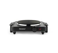 Progress Piastra Singola - Fornello Elettrico da 1500W con 5 Livelli di Calore, Piastra Portatile da 18,5 cm, Design Compatto Facile da Pulire e Piedini Antiscivolo, Ideale per Cucine Piccole