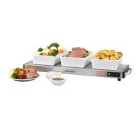 Piastra Calda Senza Fili Progress, Grande Vassoio Riscaldante per Alimenti, Scaldapiatti, Server da Buffet Portatile, 1200W, Tempo di Ricarica di 15 Minuti, Mantiene i Pasti Caldi fino a 60 Minuti