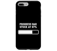 ProgressBar bloccato all"87 Umorismo di caricamento percentuale Custodia per iPhone 7 Plus/8 Plus