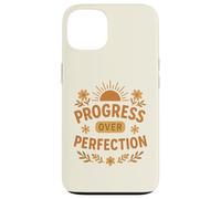 Progresso verso la perfezione, natura motivazionale, fiori da sole Custodia per iPhone 13