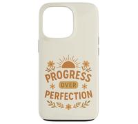 Progresso verso la perfezione, natura motivazionale, fiori da sole Custodia per iPhone 13 Pro