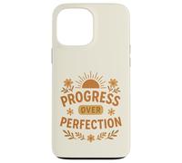 Progresso verso la perfezione, natura motivazionale, fiori da sole Custodia per iPhone 13 Pro Max