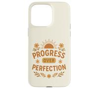 Progresso verso la perfezione, natura motivazionale, fiori da sole Custodia per iPhone 15 Pro Max