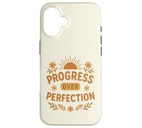 Progresso verso la perfezione, natura motivazionale, fiori da sole Custodia per iPhone 16
