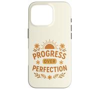Progresso verso la perfezione, natura motivazionale, fiori da sole Custodia per iPhone 16 Pro