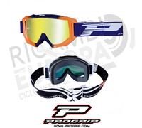 Progrip 3200 fl-27 occhiale maschera cross enduro motard moto LENTE SPECCHIATA
