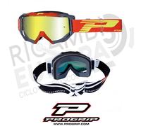 Progrip 3200 fl-337 occhiale maschera cross enduro motard moto LENTE SPECCHIATA