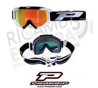 Progrip 3200FL-1 occhiale maschera cross enduro motard moto LENTE SPECCHIATA