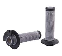 Progrip 708 - Manopole in gomma per impugnatura Lock On 1 paio D: 22/25 mm, 115 mm, colore: Grigio