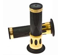 Progrip 728 Manopole Moto Grip Gommose Manubrio Oro-Nero Chiuso