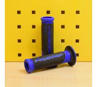 Progrip 732 Maniglie IN Gomma Nero Blu 22mm Aperto Moto Scooter 125mm Lungo