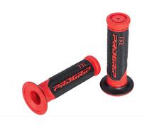 PROGRIP 732 Manopole Manubrio 7/8 pollici chiuse, nero-rosso