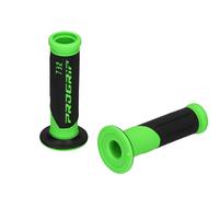 Progrip 732 Manopole Stradali Double Density Aperte Nero/Verde Neon