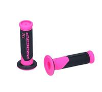 Progrip 732 Manopole Stradali Double Density Nero/Neon Rosa