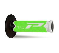 PROGRIP 788 COPPIA MANOPOLE MOTO CROSS ENDURO BIANCO VERDE FLUO NERO