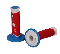 Progrip 788 Cross Triplo Densità Maniglie IN Gomma Bianco/Blu/Rosso