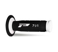 PROGRIP 791 COPPIA MANOPOLE MOTO CROSS ENDURO BIANCO NERO