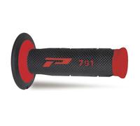 PROGRIP 791 COPPIA MANOPOLE MOTO CROSS ENDURO ROSSO NERO