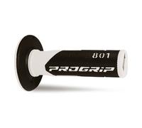 PROGRIP 801 COPPIA MANOPOLE MOTO CROSS ENDURO BIANCO NERO