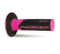 PROGRIP 801 COPPIA MANOPOLE MOTO CROSS ENDURO FUXIA FLUO NERO