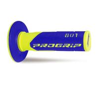 PROGRIP 801 COPPIA MANOPOLE MOTO CROSS ENDURO GIALLO FLUO BLU