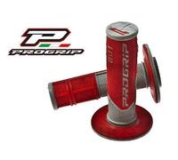 Progrip 801 Maniglie IN Gomma Grigio/Rosso 115mm 22/25mm Chiusa