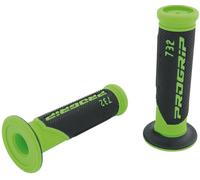 PROGRIP Handlebar impugnature 732, neon verde/nero, 7/8 pollici, chiuso, nero-verde