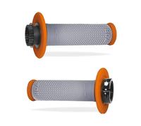 manopole cross enduro Progrip 708 doppia densit + 7 ghiere Lock On arancio