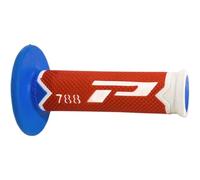 MANOPOLE CROSS PROGRIP 788 TD BIANCO ROSSO AZZURRO Ø MM 22-25 LUNGO MM 115