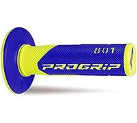 PROGRIP Manopole Mx 801-252 - Doppia Densità - Giallo Fluo/Blu