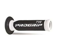 PROGRIP Manopole Progrip 732 Mm 22/25 - Doppia Densità - Bianco/Nero - 732-137