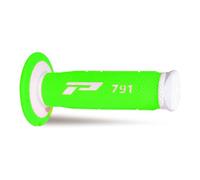 PROGRIP Manopole Progrip 791 Mm 22/25 - Doppia Densità - Bianco/Verd - 791-241